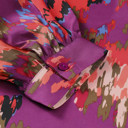  Graffiti Puff Sleeve Blouse | Free Shipping