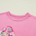  Bloom Patched Raw Seam Oversized Tee | S-XL