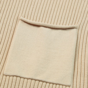  Pocket Ribbed Knit Short Sleeve Sweater | S-XL