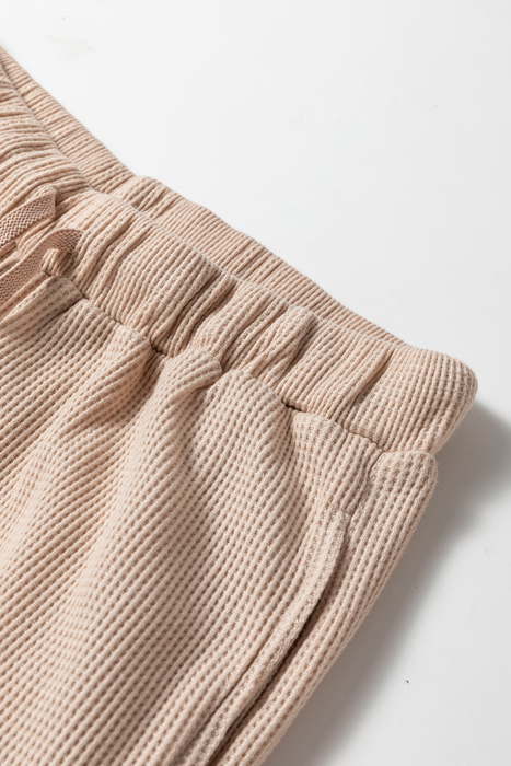 Textured Long Sleeve Tops and Pants Lounge Set | S-2XL