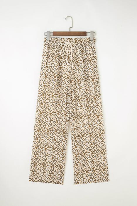 Trendy Leopard Elastic Waistband Loose Pants | S-XL