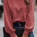  Textured Lace Sleeve Pullover | S-2XL