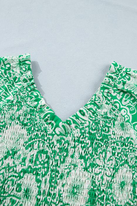 Sweet Bloom Smocked Blouse | S-XL