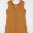  Corduroy Patched Pocket Mini Dress | S-XL