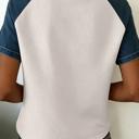  Textured Color Block Denim Patchwork Polo Shirt | S-XL
