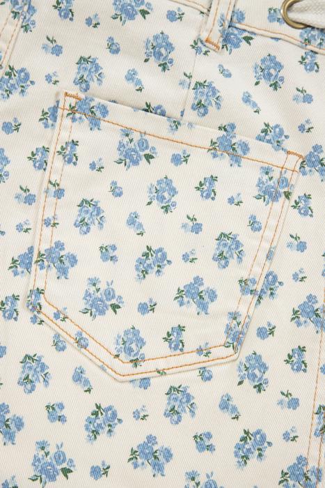 Floral Knot Waist Barrel Jeans | S-XL