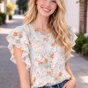  Short Sleeve Double Ruffle Top | Free Shipping