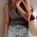  Mineral Wash Rib Knit Tank Top | S-XL