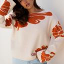  Flower Relaxed Fit Dream Sweater | S-XL