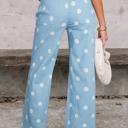 Raw Hem Polka Dot Shift Jeans