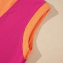  Colorblock Half-Zip Athleisure Shorts Set | S-XL
