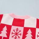  Yuletide Plaid Tunic Knitwear Sweater | S-XL