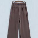  Washed Seam Drawstring Leg Flare Pants | S-XL