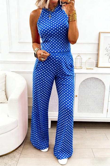 Charm Polka Dot Tank & Pants Set | S-XL