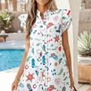  Country Chic Western Print Mini Dress | S-XL