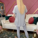  Buttery Soft Microfiber Short Sleeve Loungewear Set | S-3X