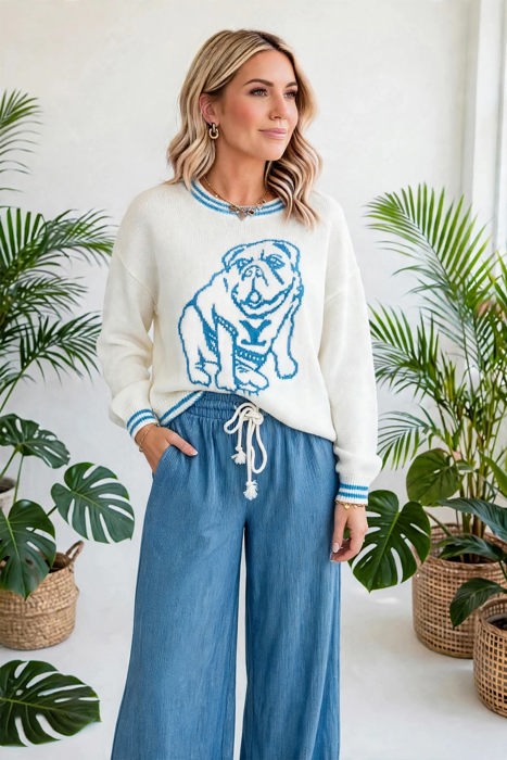 Bulldog Buddy Casual Sweater | S-XL