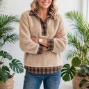  Ever Plaid Cozy Fleece Sweatshirt | S-XL