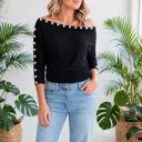  Elara Chic 3/4 Off Shoulder Top | S-XL