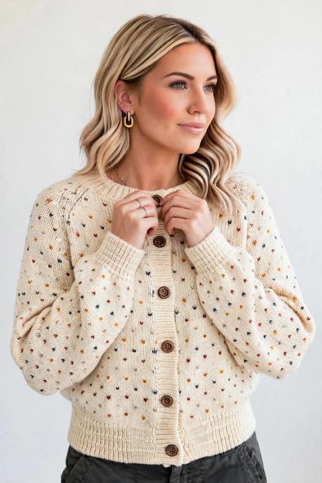 Forma Muse Button Front Cardigan | S-XL