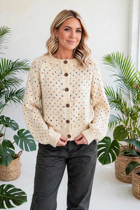 Forma Muse Button Front Cardigan | S-XL