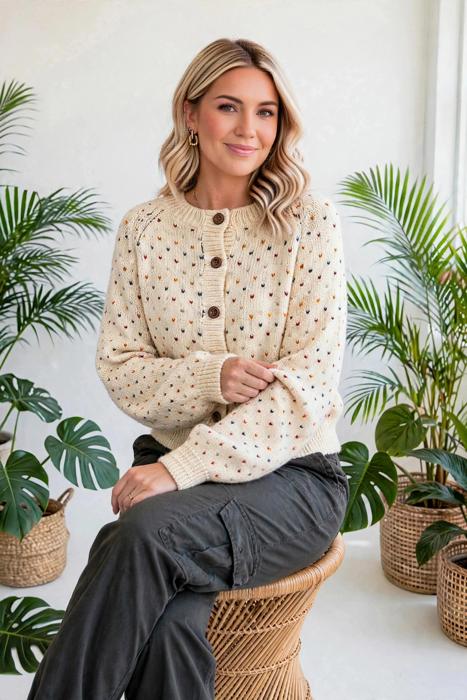 Forma Muse Button Front Cardigan | S-XL