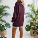  Cozy Cable Knit Sweater Dress | S-XL