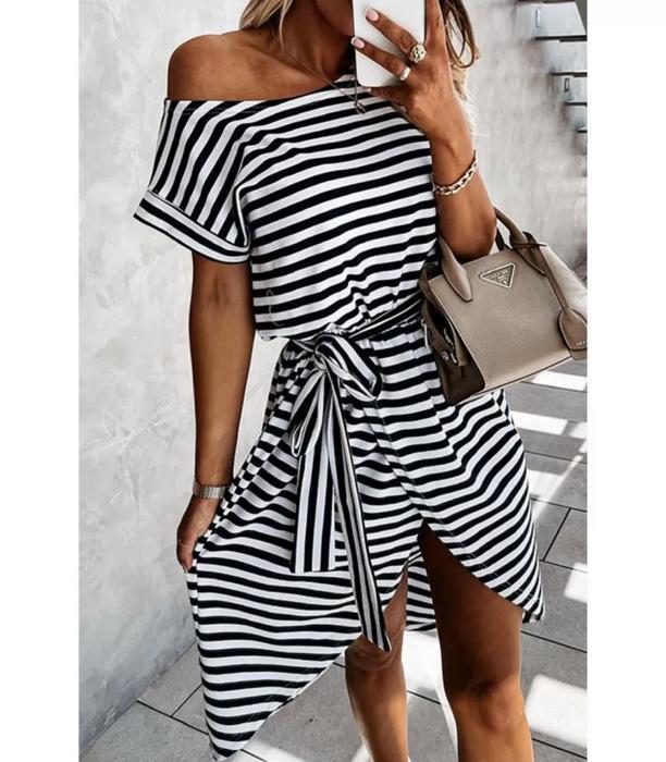 Wrapped Hemline Dress | S-XL