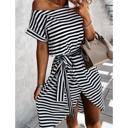  Wrapped Hemline Dress | S-XL