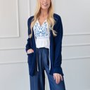  Fall Waffle Pocket Cardigan Sweater | S-XL