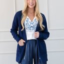  Fall Waffle Pocket Cardigan Sweater | S-XL