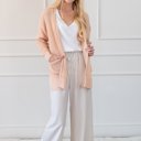  Fall Waffle Pocket Cardigan Sweater | S-XL