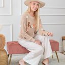  Stripe Wide Leg Adjustable Drawstring Waist Pants | 1X-3X