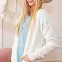 Fall Waffle Pocket Cardigan Sweater | S-XL