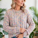  Chalet Confetti Cable Sweater | S-XL