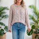  Chalet Confetti Cable Sweater | S-XL