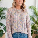  Chalet Confetti Cable Sweater | S-XL