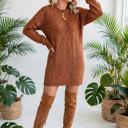  Cozy Cable Knit Sweater Dress | S-XL