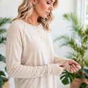  COTTON Fall Raglan Sleeve Thumbhole Top | S-XL