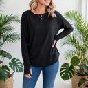  COTTON Fall Raglan Sleeve Thumbhole Top | S-XL