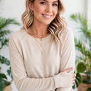  COTTON Fall Raglan Sleeve Thumbhole Top | S-XL