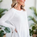  COTTON Fall Raglan Sleeve Thumbhole Top | S-XL