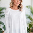  COTTON Fall Raglan Sleeve Thumbhole Top | S-XL