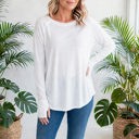  COTTON Fall Raglan Sleeve Thumbhole Top | S-XL