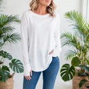  COTTON Fall Raglan Sleeve Thumbhole Top | S-XL