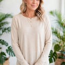  COTTON Fall Raglan Sleeve Thumbhole Top | S-XL