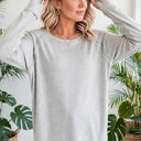  COTTON Fall Raglan Sleeve Thumbhole Top | S-XL