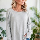  COTTON Fall Raglan Sleeve Thumbhole Top | S-XL