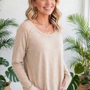  COTTON Fall Raglan Sleeve Thumbhole Top | S-XL