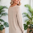  COTTON Fall Raglan Sleeve Thumbhole Top | S-XL